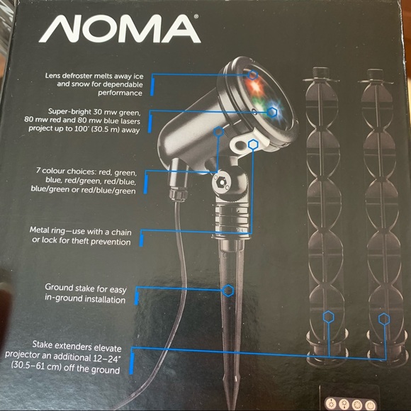 Starlight laser projector christmas outdoor - Picture 4 of 6